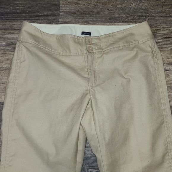 Gap Stretch Cotton Croppes  Khaki Pants - Picture 5 of 10
